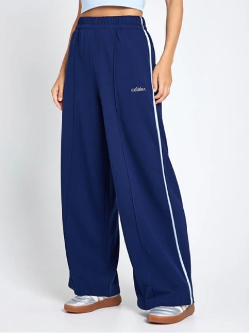 Adidas Wide Leg Joggers